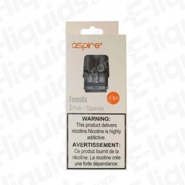 Aspire Favostix Replacement Vape Pods (Pack of 3)