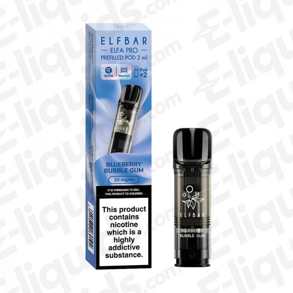 Elf Bar ELFA PRO Pre-Filled Vape Pods - Blueberry Bubblegum