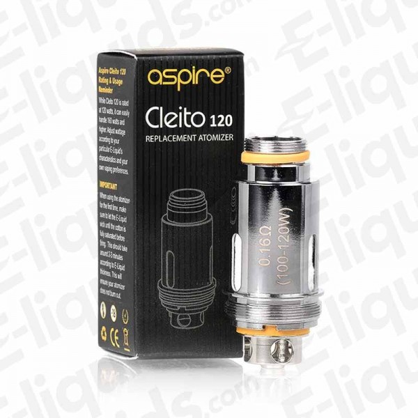 Aspire Cleito 120 0.16 Ohm Replacement Vape Coils (Pack of 5)